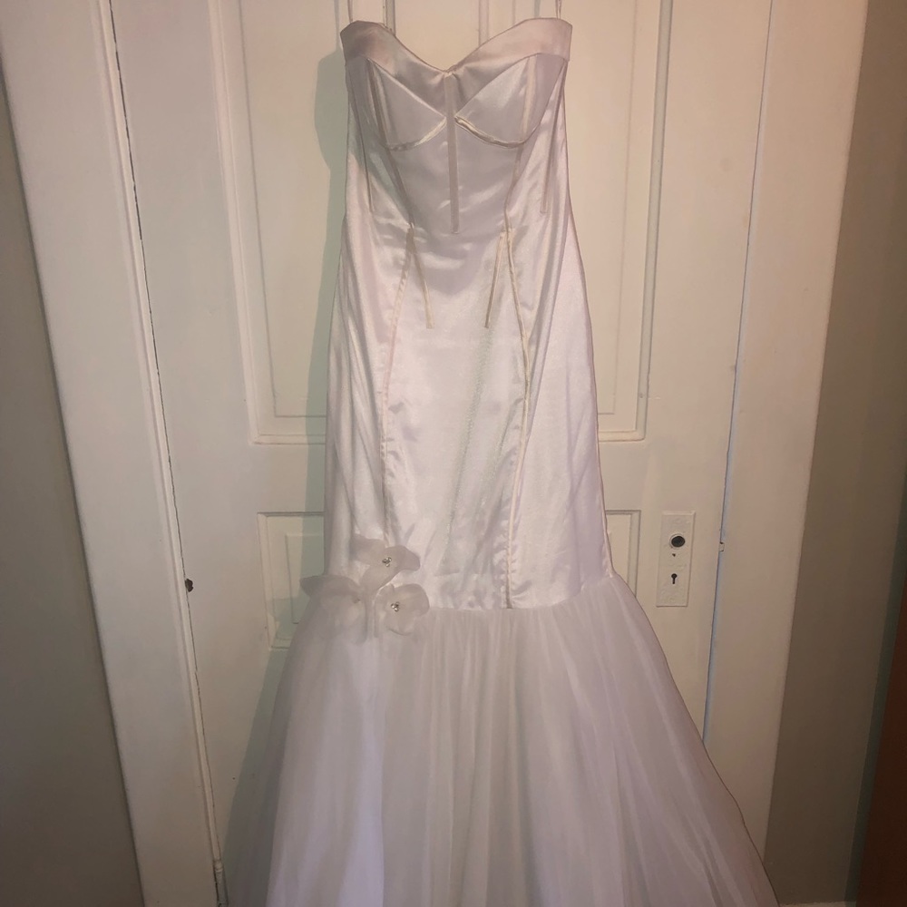 White Jovani Prom Dress